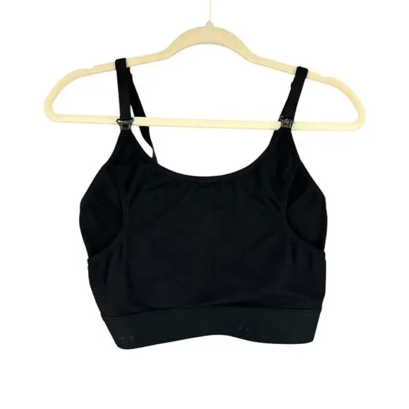 Momcozy Black Adjustable Straps Hands Free Nursing Pumping Bra Womens Large - Picture 1 of 5